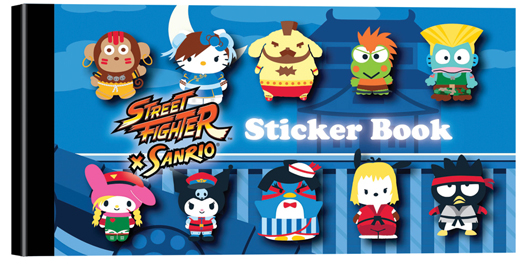 Street Fighter X Sanrio Sticker Book