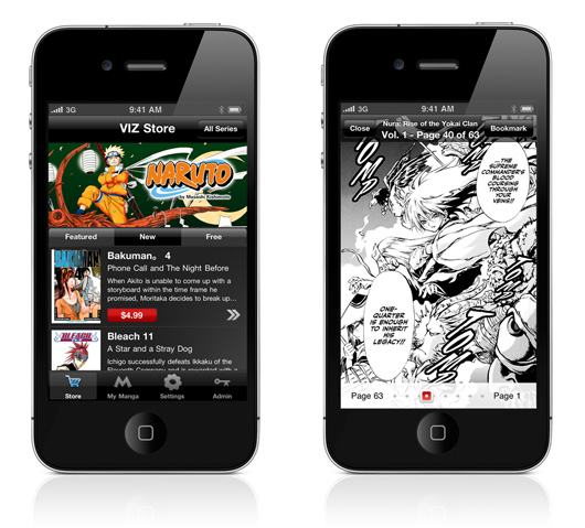 Viz Manga App For iPhone & iPod Touch